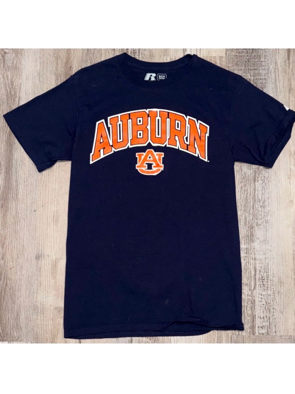 Men's Auburn University T-Shirt Size Small Brand Russell